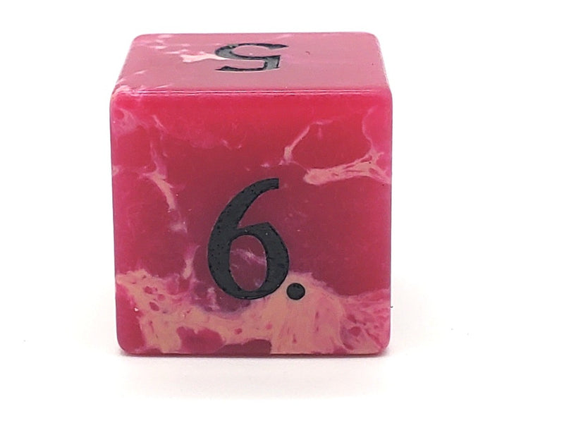 Gemstone 7-Piece Dice Set in Turquoise, Pink & White