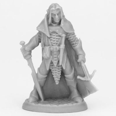 Bones Black: Drow Male Fighter