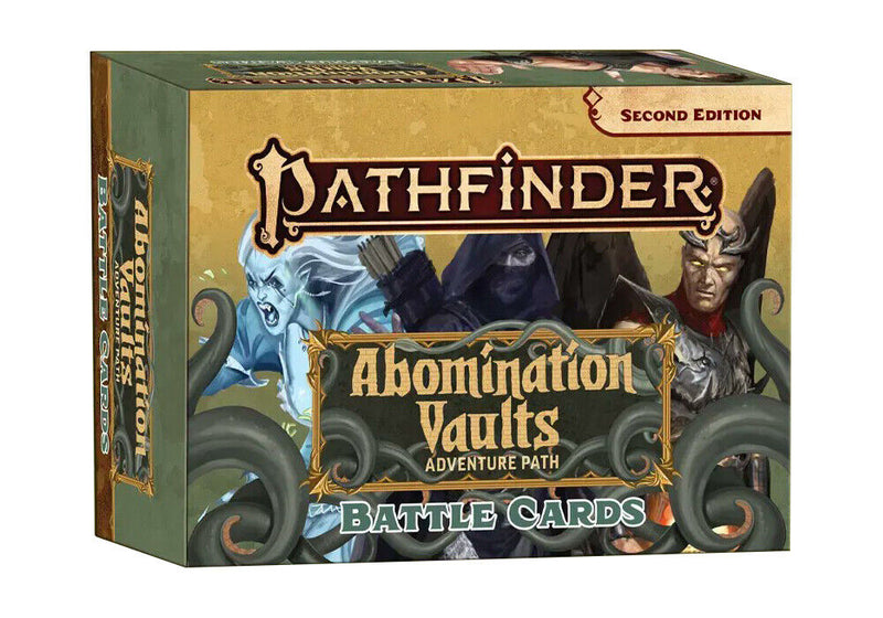 Pathfinder 2e Role Playing Game Abomination Vaults Battle Cards