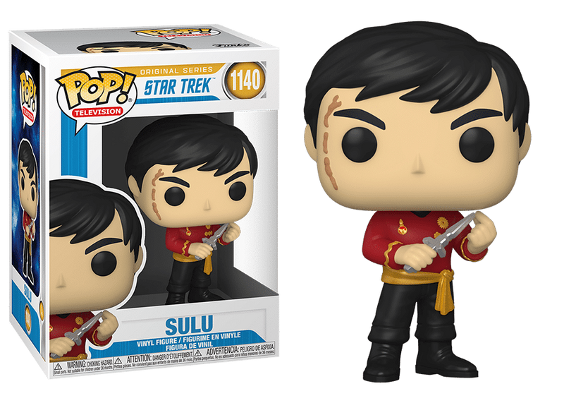 Pop TV Star Trek Sulu Mirror Mirror Outfit Vinyl Figure