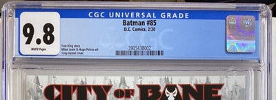Batman #85 - CGC 9.8 - DC Comics - 2020 - Tom King story! City of Bane finale!