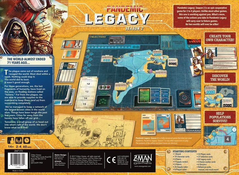 Pandemic Legacy Season 2 Yellow