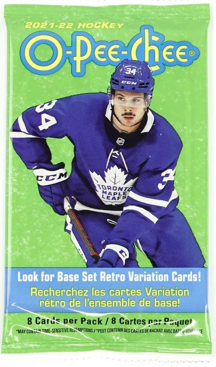 2021/22 Upper Deck O-Pee-Chee Hockey Retail Pack