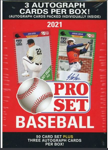 2021 Leaf Pro Set Baseball Hobby Blaster Box