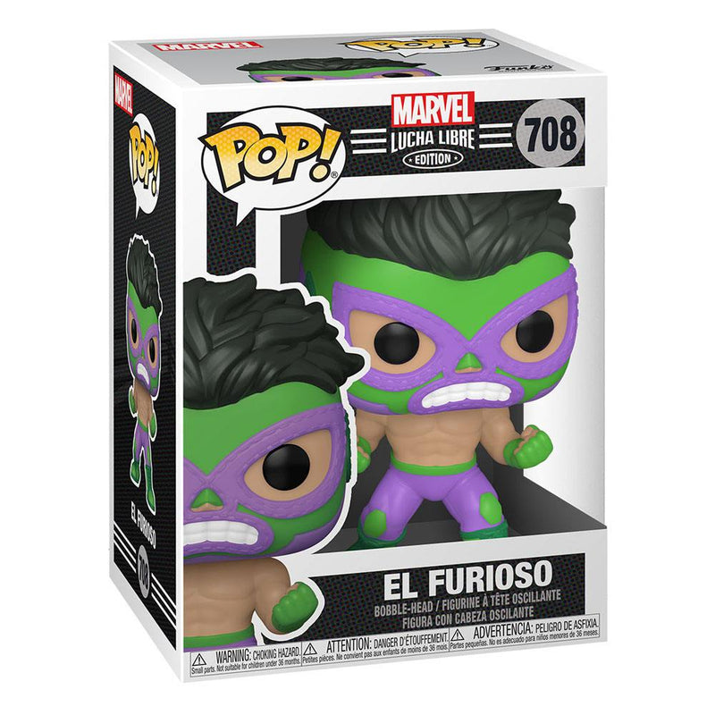 Pop Marvel Luchadores El Furioso Hulk Figure