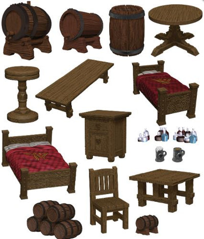 Dungeons & Dragons Icons of the Realms The Yawning Portal Inn - Beds & Bottles