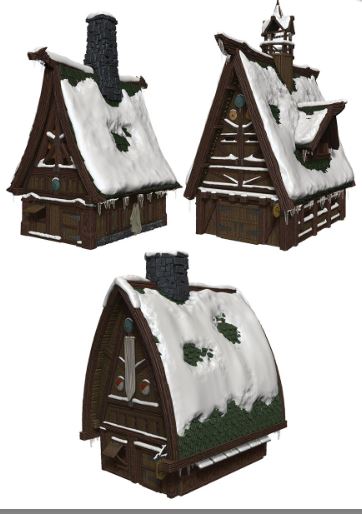 Dungeons & Dragons: Icons of the Realms Icewind Dale Rime of the Frostmaiden Ten Towns Papercraft Set