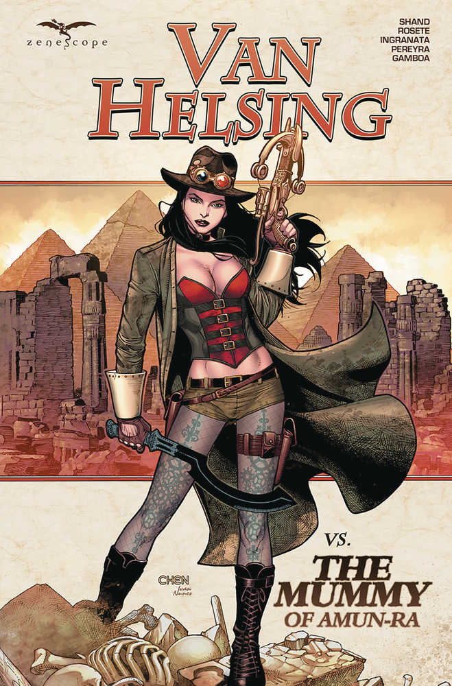 Van Helsing vs The Mummy Of Amun Ra TPB