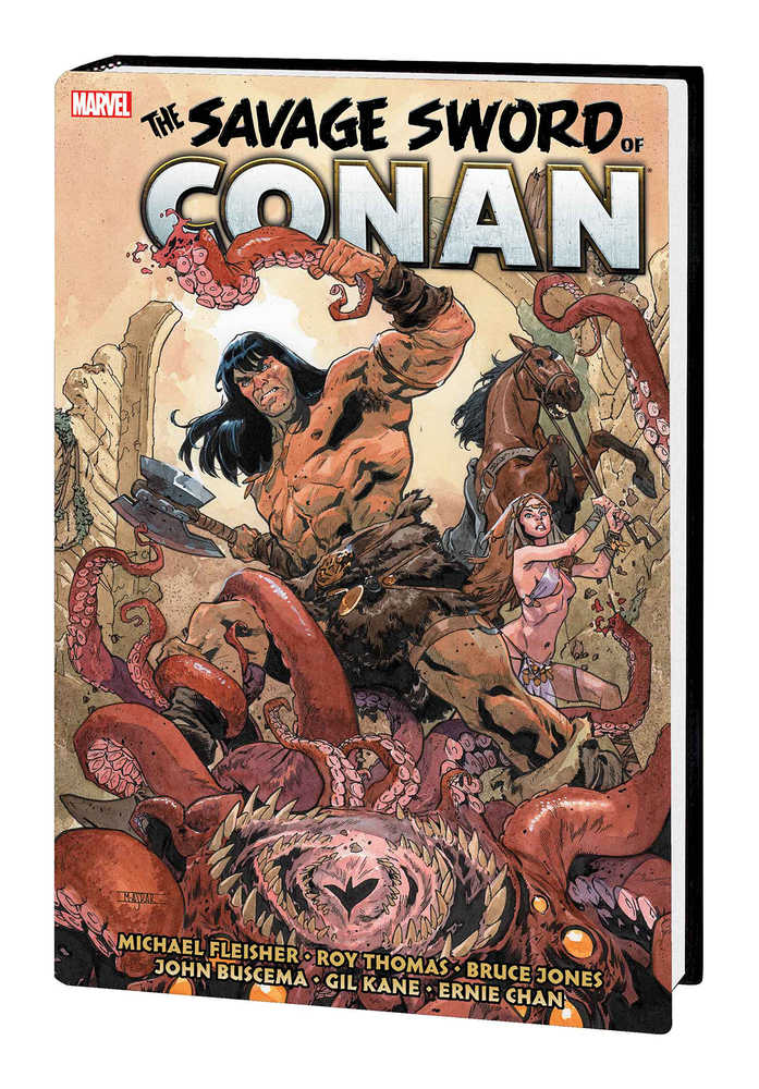 Savage Sword Conan Original Marvel Years Omnibus Hardcover Volume 05 Asrar Cover