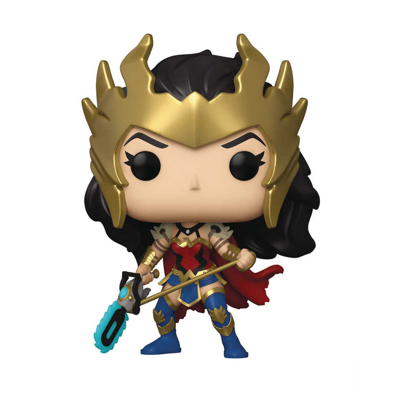 Pop Heroes DC Death Metal Wonder Woman Previews Exclusive Vinyl Figure W/Chase