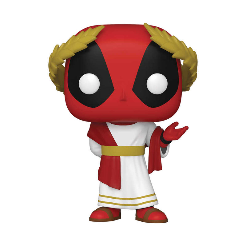 Pop Marvel Deadpool 30th Roman Senator Deadpool Vinyl Figure