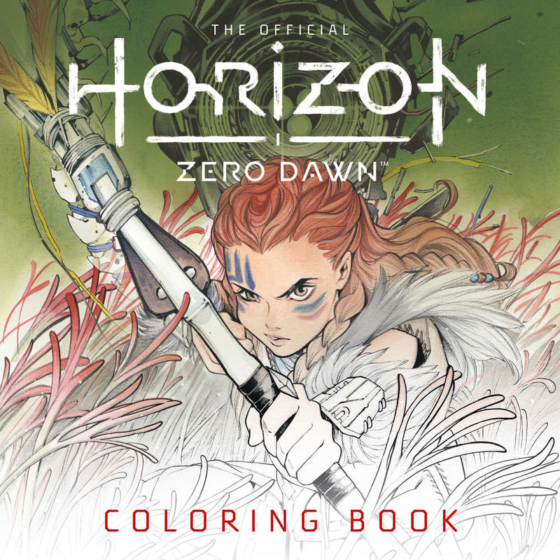 Official Horizon Zero Dawn Coloring Book Softcover (Mature)