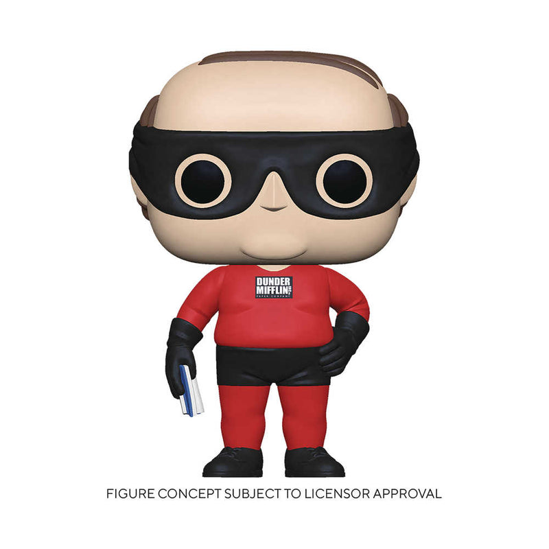 Pop TV Office Kevin As Dunder Mifflin Superhero Vinyl Figure