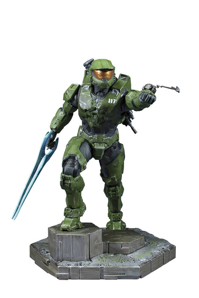 Halo Infinite Master Chief Grappleshot PVC Statue