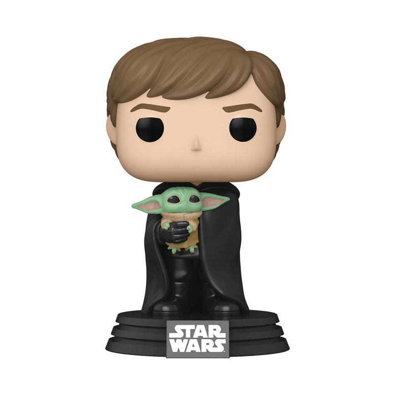 Pop Star Wars Mandalorian Luke with Child Vinyl Figure