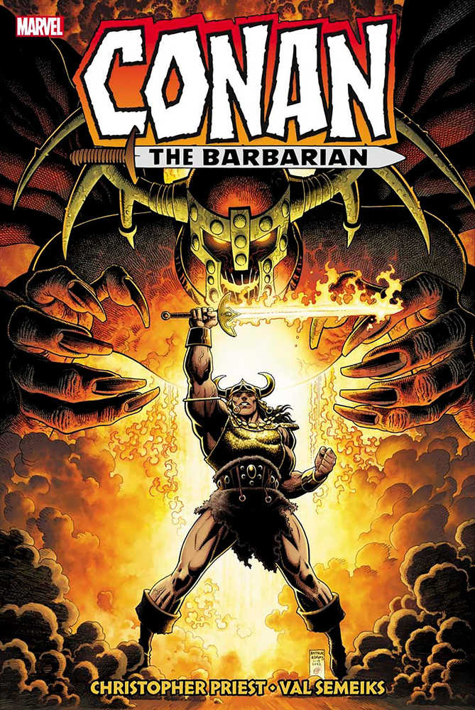 Conan Barbarian Original Marvel Years Omnibus Hardcover Volume 08 Adams Cover