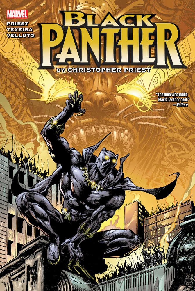 Black Panther By Priest Omnibus Hardcover Volume 01 Sal Velluto Direct Market Variant