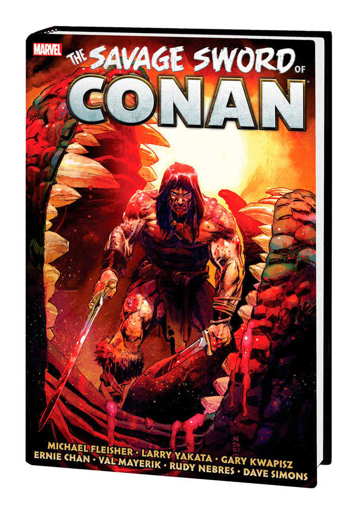 Savage Sword Of Conan Marvel Years Omnibus Hardcover Volume 08 Klein Cover