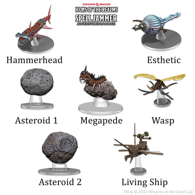 D&D Icons Realms Spelljammer Ship Scale Asteriod Encounters