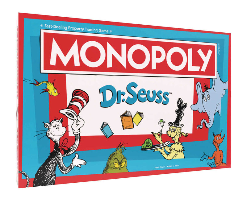 Dr Seuss Monopoly Board Game