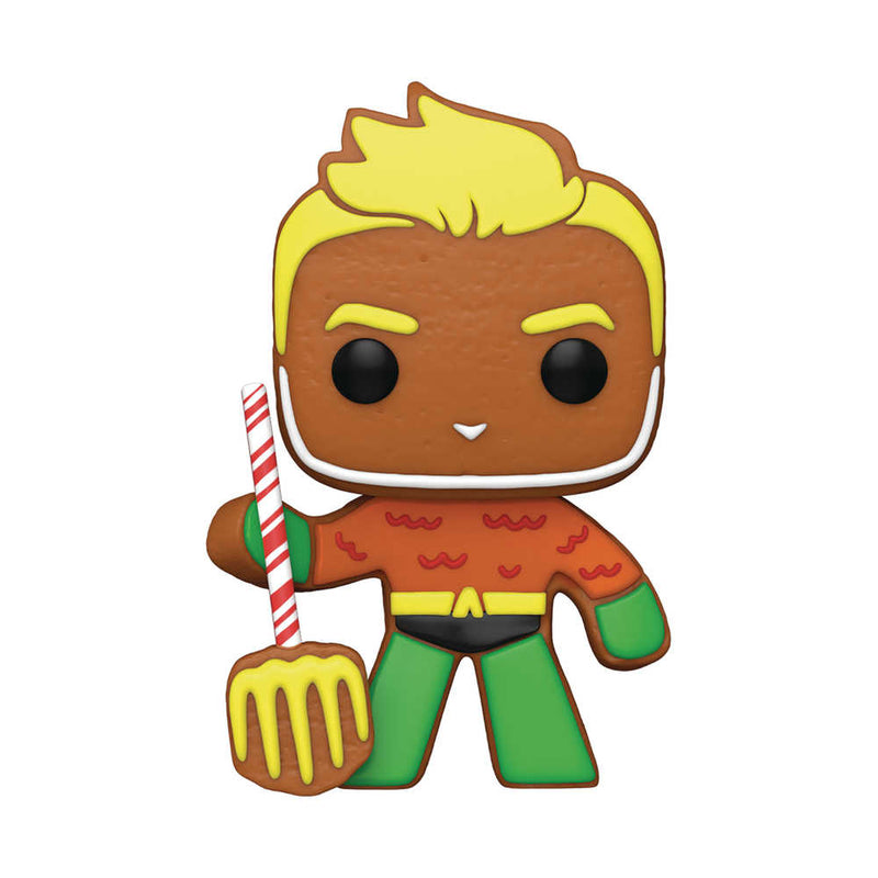 Pop Heroes DC Holiday Aquaman Gingerbread Vinyl Figure