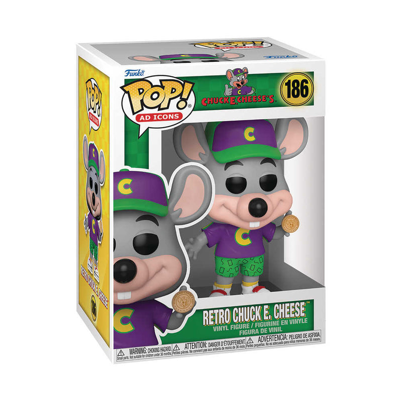 Pop Ad Icon Chuck E Cheese Chuck Vinyl Figure