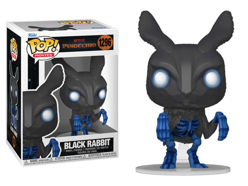 Pop Movies Pinocchio Netflix Black Rabbit Vinyl Figure