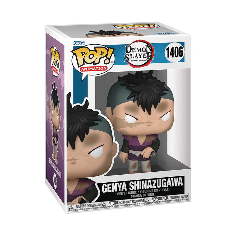 Pop Animation Demon Slayer Genya Vinyl Figure