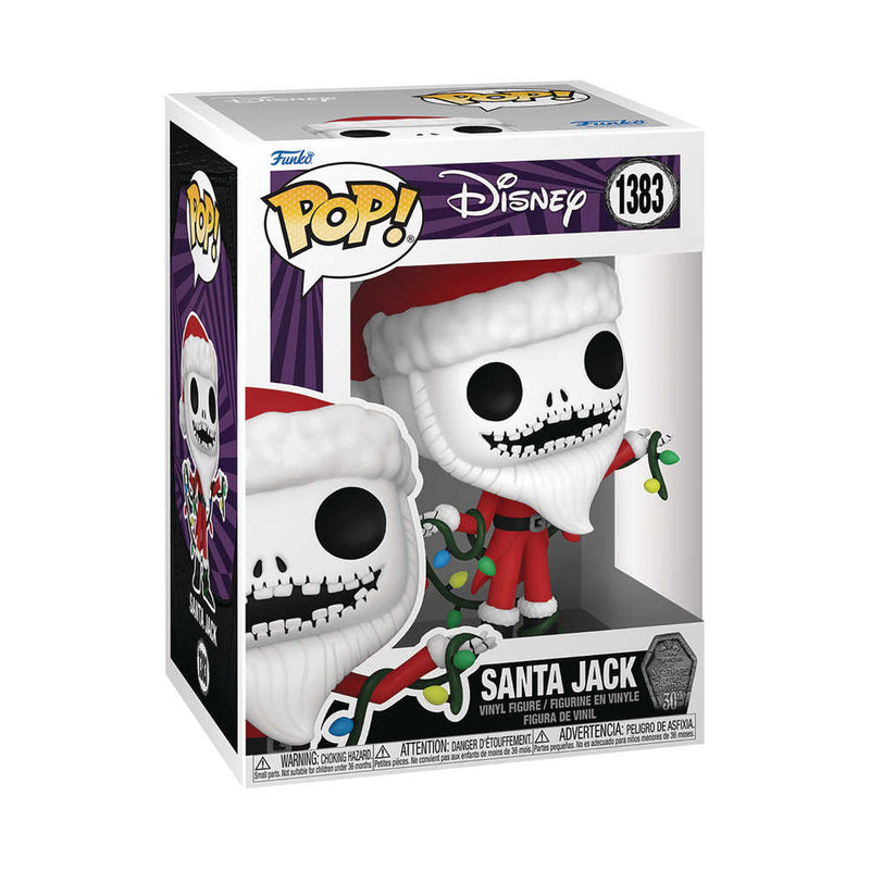 Pop Disney Nbx 30th Santa Jack Vinyl Figure