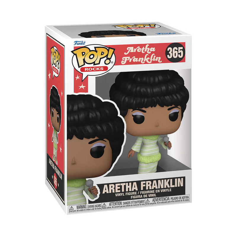 Pop Rocks Aretha Franklin Green Dress Vinyl Figure