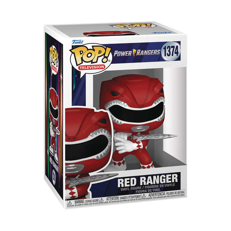 Pop TV Mighty Morphin Power Rangers 30th Red Ranger Vinyl Figure