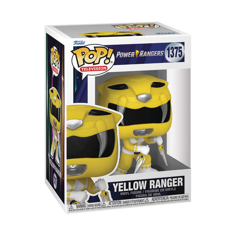 Pop TV Power Rangers 30th Anniversary Yellow Ranger Vinyl Figure