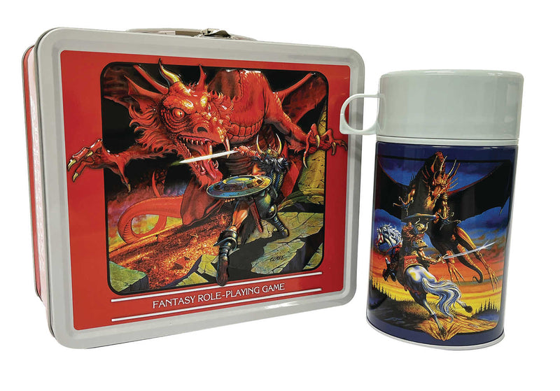 Tin Titans D&D Players Manual Previews Exclusive Lunchbox & Beverage Container