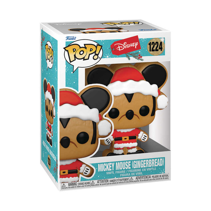 Pop Disney Holiday Santa Mickey Gingerbread Vinyl Figure