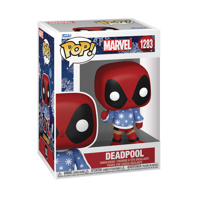 Pop Marvel Holiday- Deadpool(Sweater) Vinyl Figure