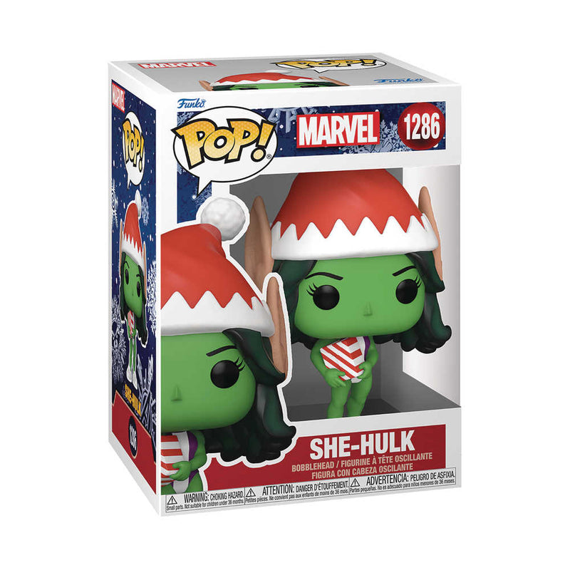 Pop Marvel Holiday- She-Hulk Vinyl Figure *Damaged Box*