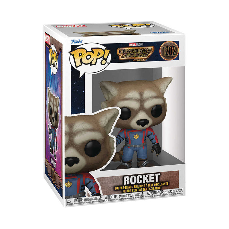 Pop Marvel Gotg 3 Rocket Vinyl Figure