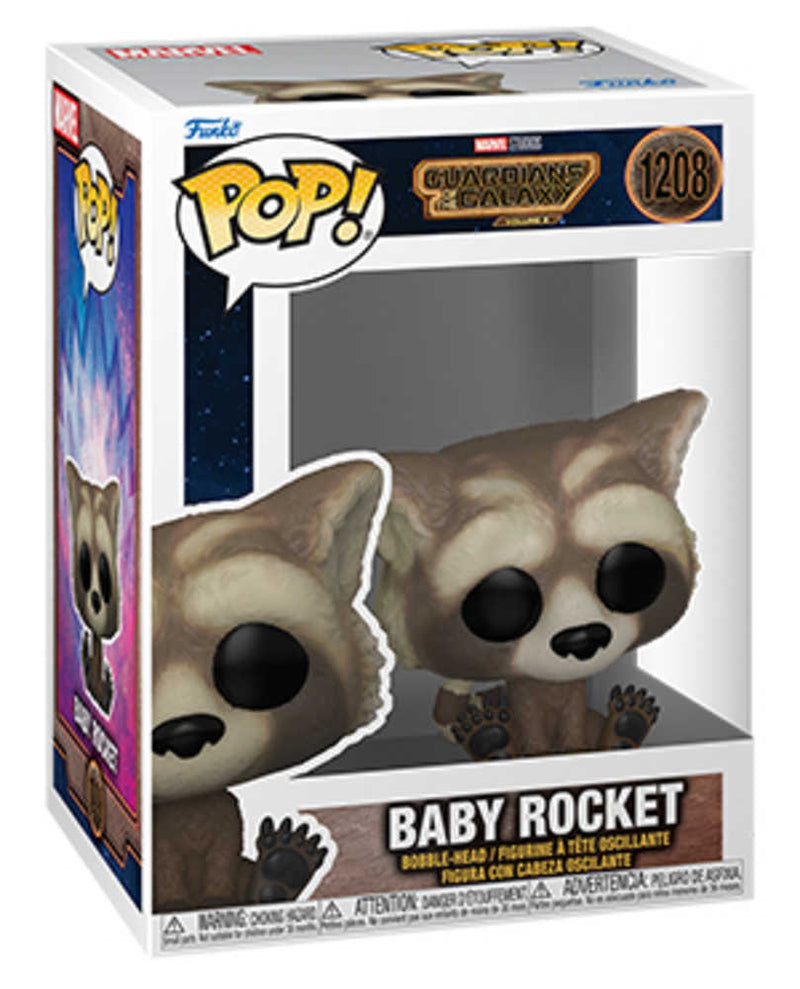 Pop Marvel Guardians Of The Galaxy Volume 3 Baby Rocket Vinyl Figure