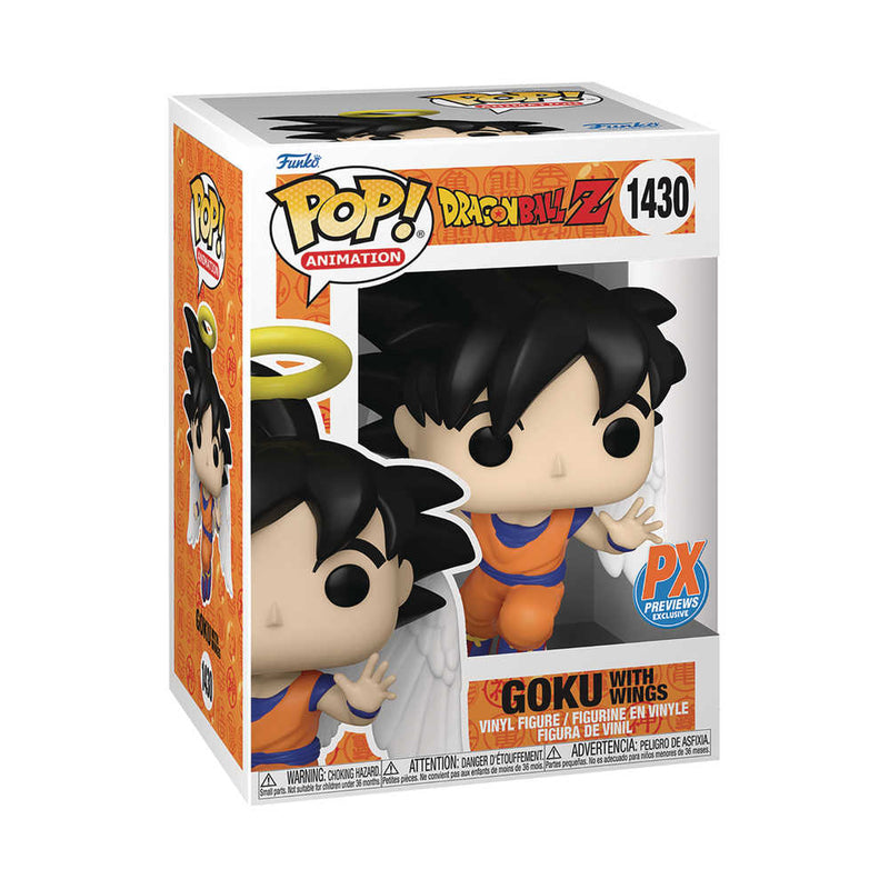 Pop Animation Dragonball Z Angel Goku Previews Exclusive Vinyl Figure