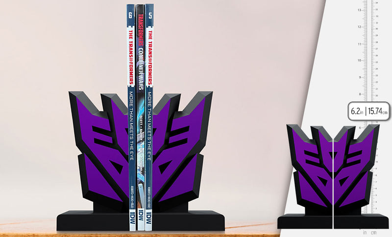 Transformers Decepticon Faction Bookends 