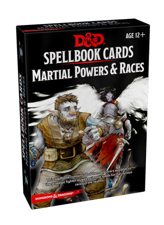 Dungeons & Dragons Spellbook Cards - Martial Powers & Races Deck (61 cards)