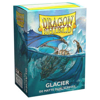 Dragon Shields: (100) Matte Dual - Glacier