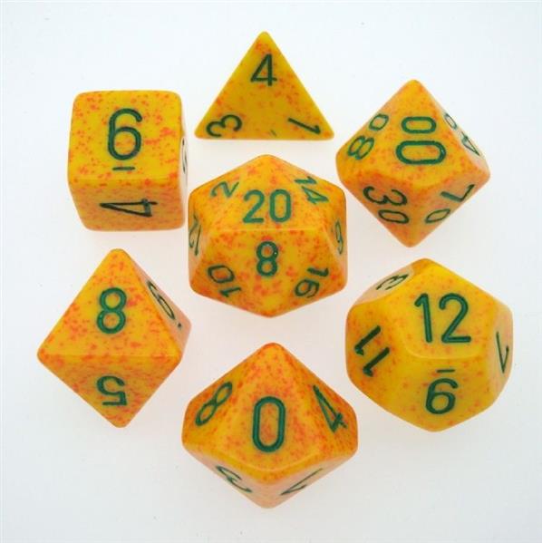 Speckled LOTUS Polyhedral 7-Die Set