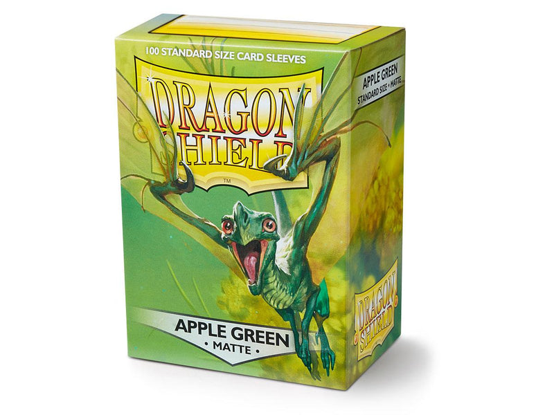 Standard Matte Apple Green Sleeves (100) Dragon Shield