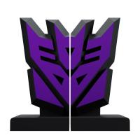 Transformers Decepticon Faction Bookends 