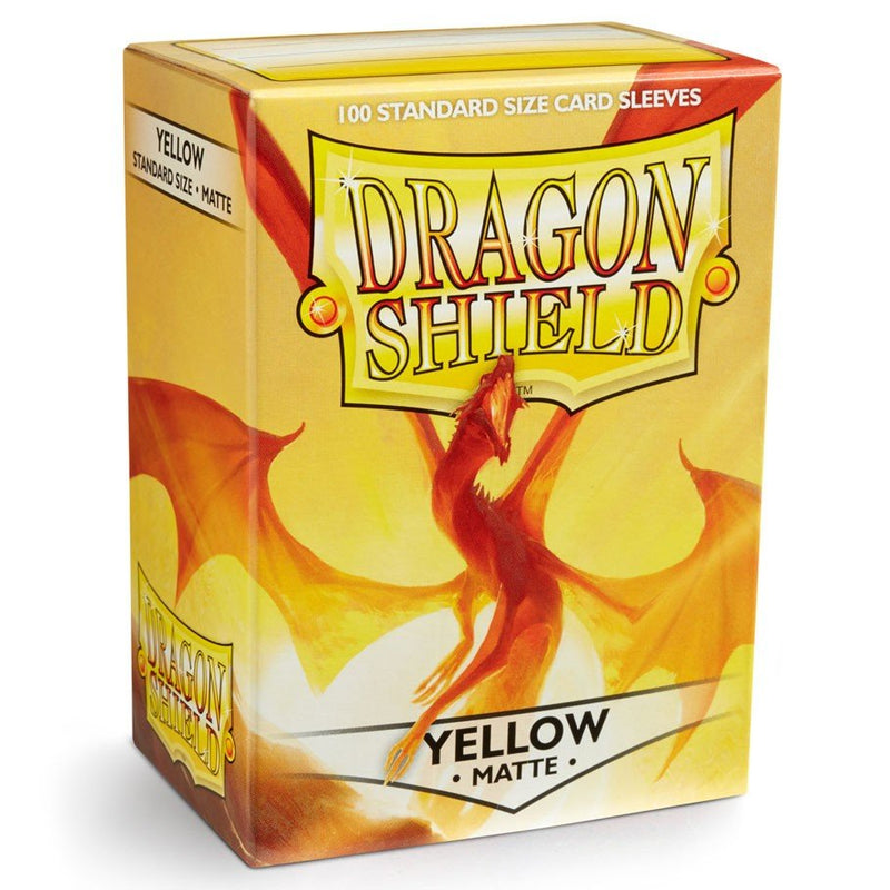 Dragon Shield Sleeves Matte - Yellow (100 count)