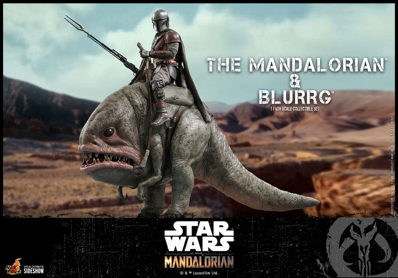Star Wars Mandalorian & Blurrg Sixth Scale Figure Set
