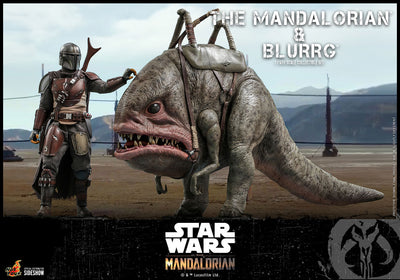 Star Wars Mandalorian & Blurrg Sixth Scale Figure Set