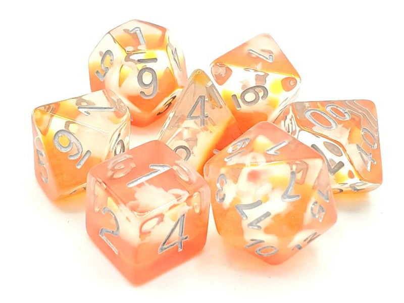 Animal Kingdom - On Golden Swan 7 Piece Dice Set