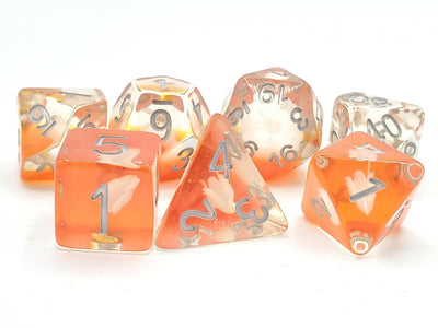 Animal Kingdom - On Golden Swan 7 Piece Dice Set